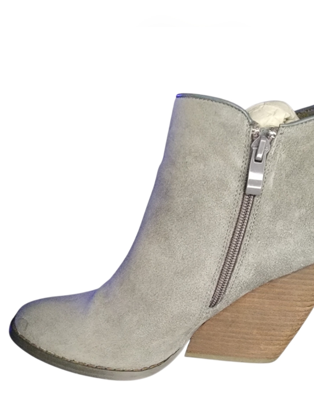 Very Volatile - Whitby Demi Wedge Suede Ankle Bootie, Womens 7.5 - Picture 7 of 12